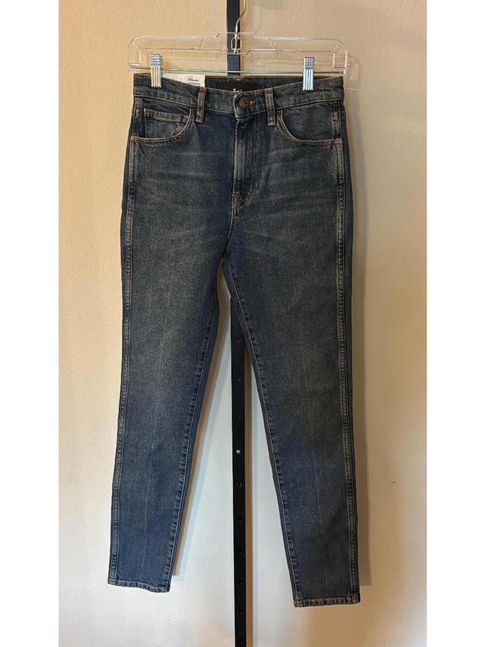 3X1 Straight Authentic High Rise Jeans in Dark Vintage, $295 NWT, Size 26, #66